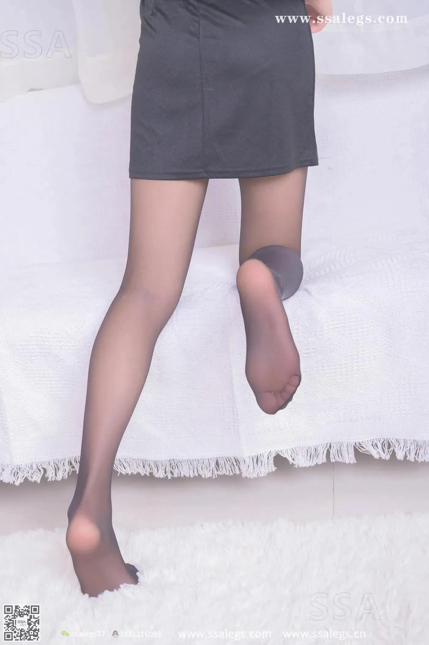 [SSA丝社]超清写真 NO.333 素素今天只想穿上黑丝给你看(下)[23] [45P]插图9